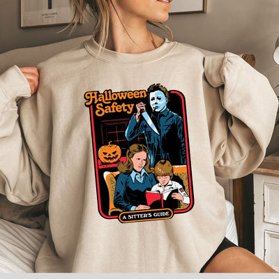 Ghost Face Halloween Adult Sweatshirt, Ghost Lover Adult Sweatshirt