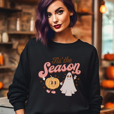 Tis' the Season for Halloween Fun, Halloween Apparel Unisex Adult Sweatshirt